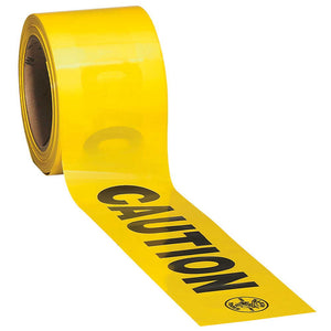 Caution Barricade, Yellow, 1000 ft
