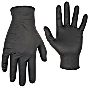 Black Nitrile Disposable Gloves, Nn-Powdered - Medium (100/Box)