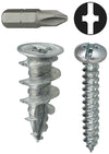 #6 Anchor Kit Wall Driller ( Zinc ) Includes Phillips