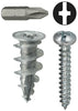 #6 Anchor Kit Wall Driller ( Zinc ) Includes Phillips