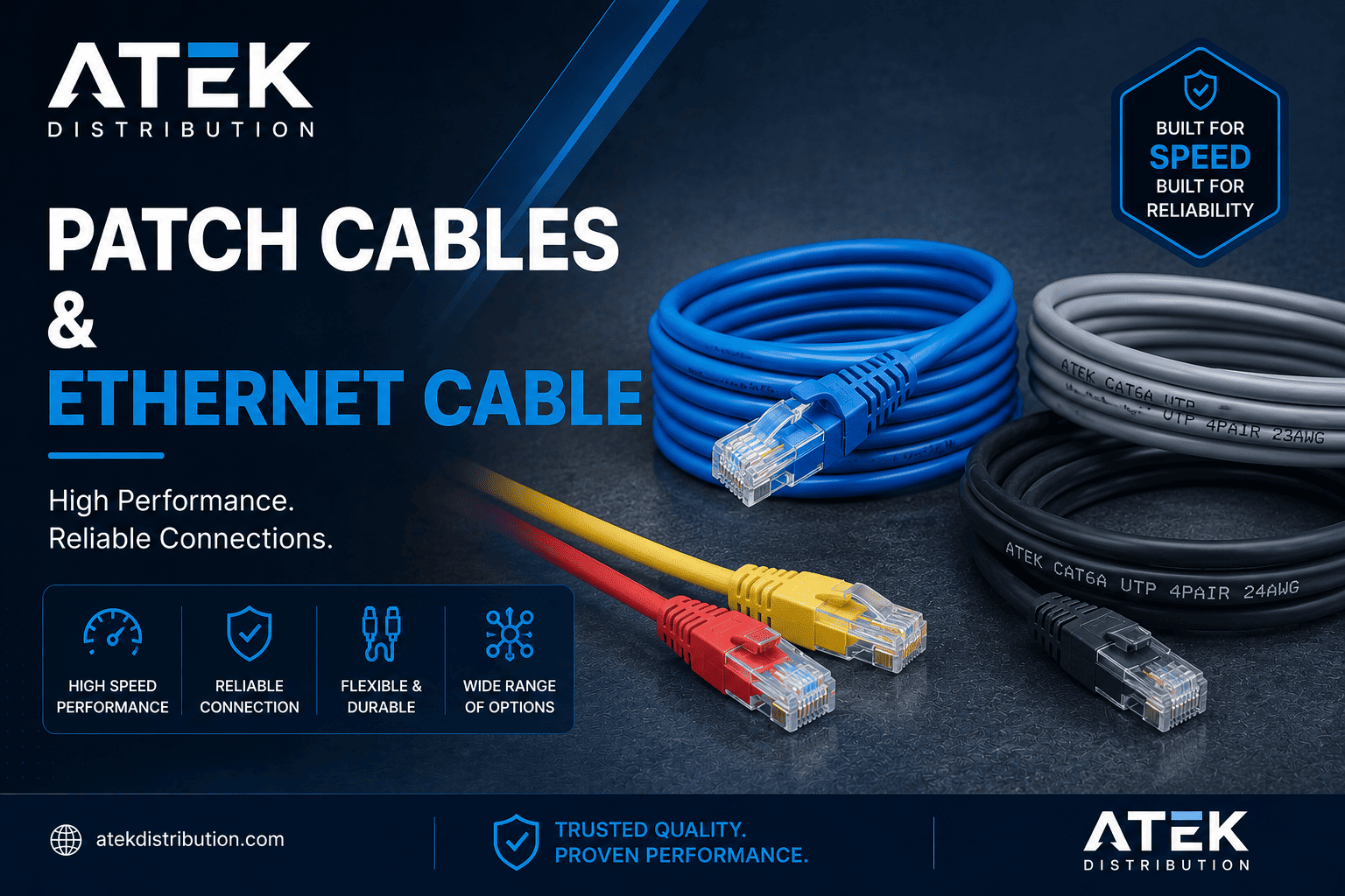 patch cables and ethernet cable