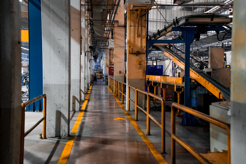 Industrial facility interior